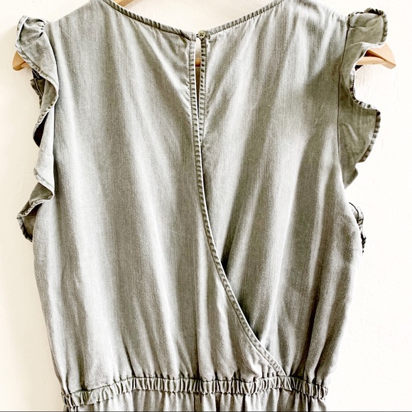 Sold ❣️Old Navy Flutter Sleeve Olive Jumpsuit - Picture 6 of 15